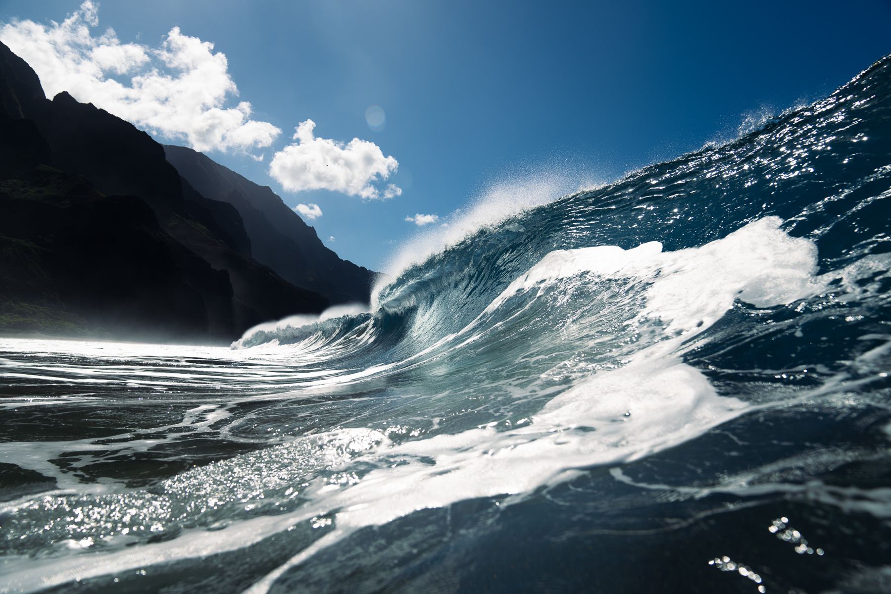 Water and surf photograph by Farren Hill