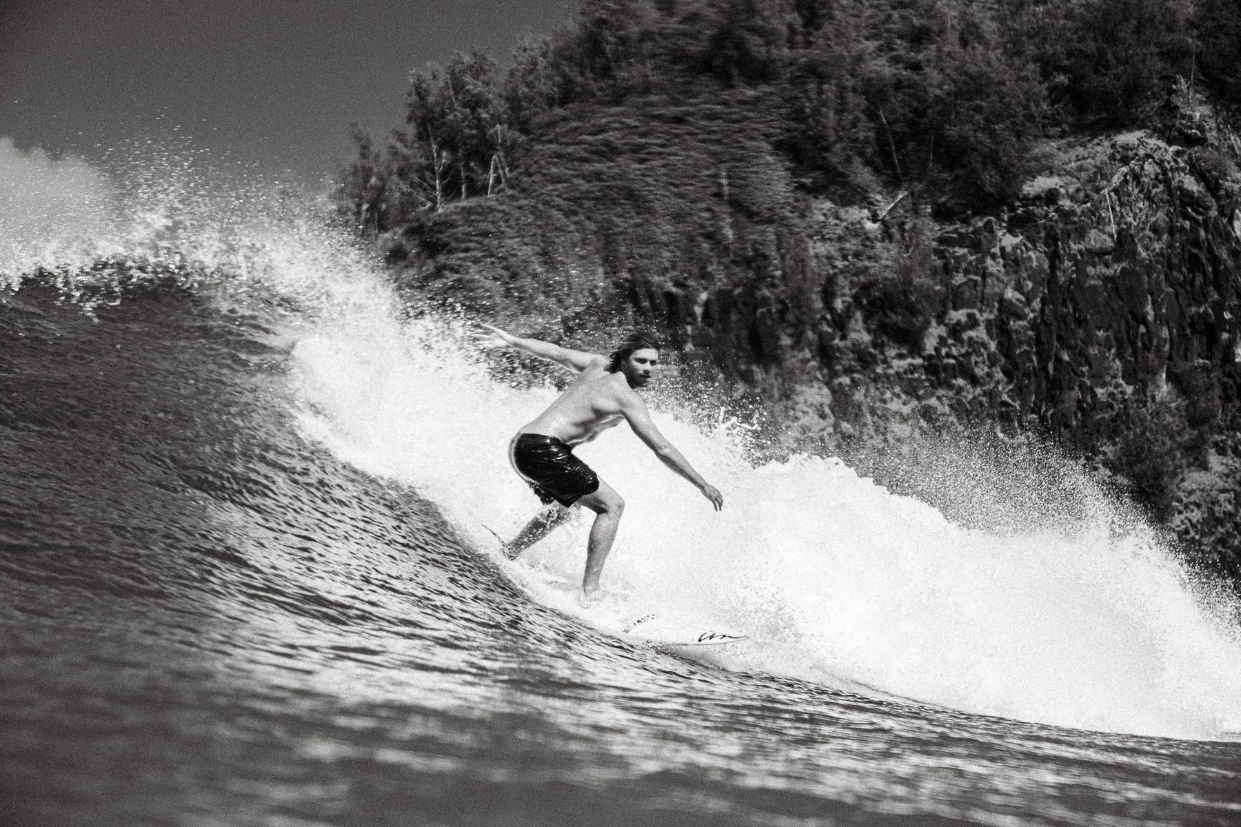 Water and surf photograph by Farren Hill